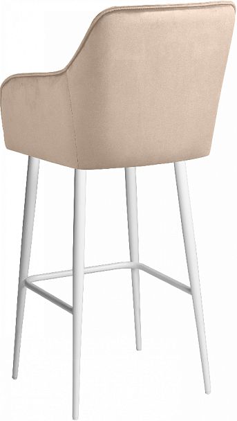 Барное поворотное кресло Мони К, Confetti cream/белый - Вид 6
