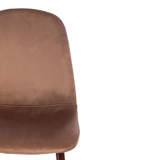 Стул Бриз/Breeze (мод.4724), Велюр/металл, Brown (коричневый) HLR11 / орех - Вид 6