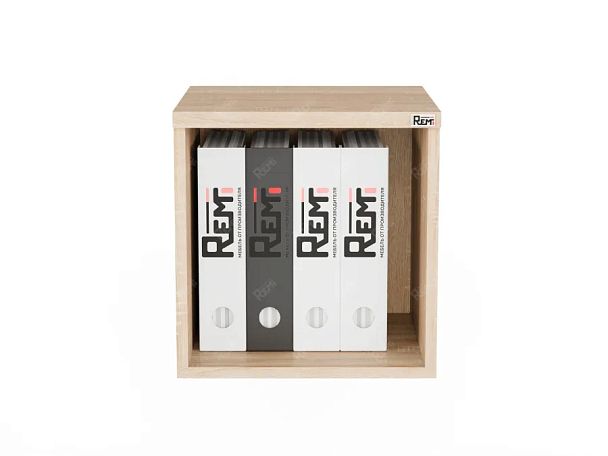 UNITY РА-04 ДУБ СОНОМА Антресоль открытая узкая низкая Прямой 370x380x380 - Вид 2