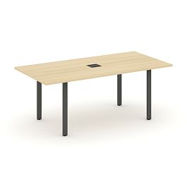 Style Project Direct Direct Стол переговорный SN-6P.SPRG-198 Акация Лорка/Металл Антрацит 1980*980*750 - Фото предпросмотра