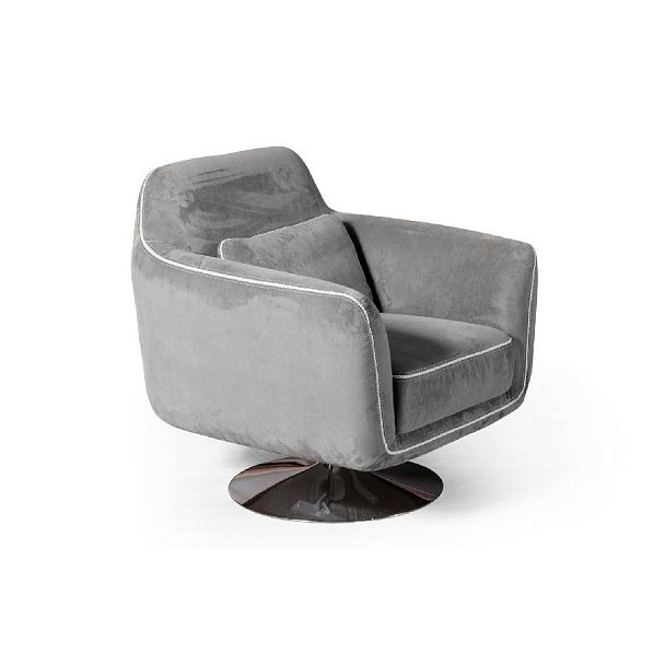 Кресло Marco, искусственная замша Breeze silver - Вид 2