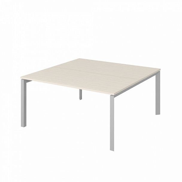 Рабочая станция на металлокаркасе "Столы для персонала" ПК-ТНП-СР160Х160Н2/МК/БЭ-В2-940 дуб альпийский - Вид 1