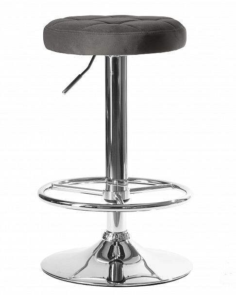 Табурет барный DOBRIN BRUNO (серый велюр (MJ9-75)) - Вид 2