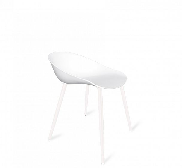 Стул Sheffilton SHT-ST19/S95-1 белый/белый муар - Вид 1