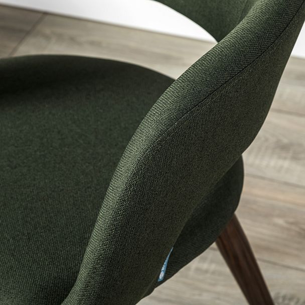 Кресло Hugs тёмно-зеленый/т.орех - Вид 15