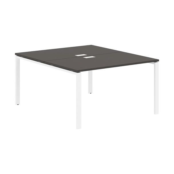 Стол 2-х местный EUWST 1316 Мокко/Белый 1360х1606х750 EDIS - Вид 1