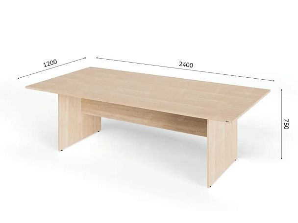 ЛАЙТ / LIGHT RLG009-24x12 Конференц-стол 240x120x75 Дуб Сонома - Вид 5