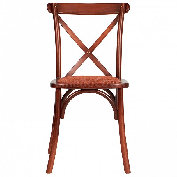 Стул Кроссбэк, красное дерево, с подушкой - Вид 3