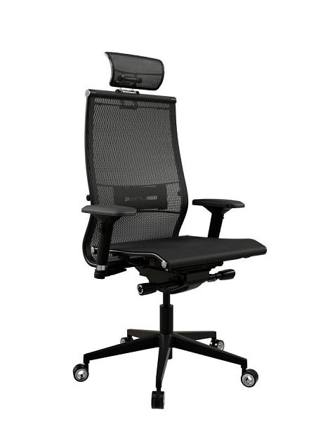 Кресло руководителя Samurai Black Edition New сетка TS / черная - Вид 1