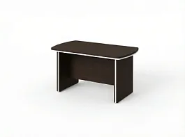 BRL RB076-130x70 Стол приставной 1300х700х700 Венге/Белый - Фото предпросмотра