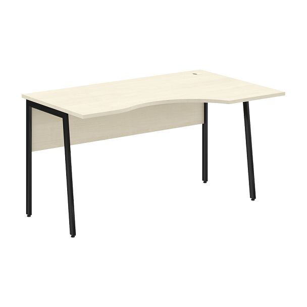 Стол прямой СА-2P(R) Клен*/Черный 1400х900х755 IMAGO PLUS - Вид 1