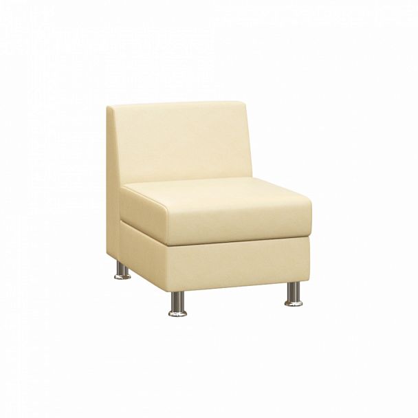 Диван без подлокотников одноместный "PRIME" PR.D-1 бежевый кз - Вид 1