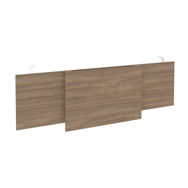 Onix Direct Царга стола руководителя O.M-CSR-4 Дуб аризона/Белый металл 1340*450*54 - Вид 1