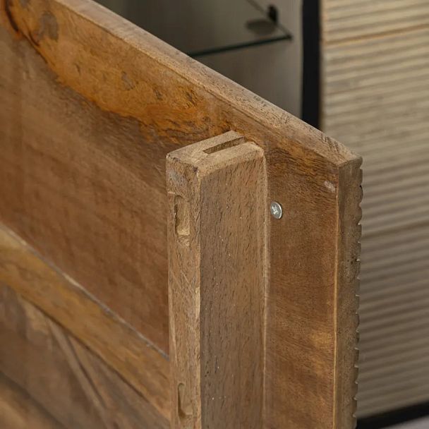 Комод Secret de Maison Вайтвуд/Whitewood (мод.7900), дерево манго/металл, античный белый/черный - Вид 10