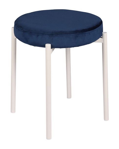 Табурет Кен, Confetti blue/белый - Вид 1