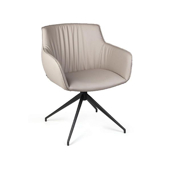 Полукресло Sofia, иск.кожа soft-touch, серый - Вид 8