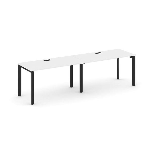 Style Project Next Рабочая станция односторонняя SN-59P.ORS-021 Белый/Металл Черный/Черный Заглушка 1960*800*750 - Вид 1