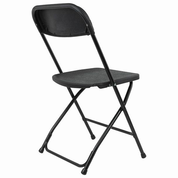 Стулья складные BRABIX "Golf CF-002", КОМПЛЕКТ 4шт., черный каркас, пластик черный, 533030 - Вид 8