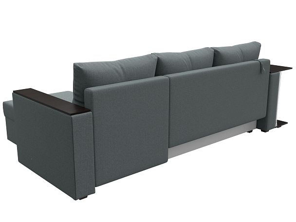 Диван угловой Атланта Лайт правый угол Рогожка серый - Вид 5