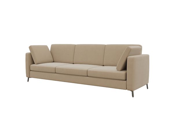 Brasco Диван трехместный BRS-3 Alia 3/Металл Черный 2450*800*840 - Вид 1