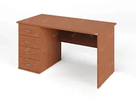 ЛАЙТ / LIGHT RLG008-14x7L Однотумбовый стол 140x70x75 Орех Итальянский - Фото предпросмотра