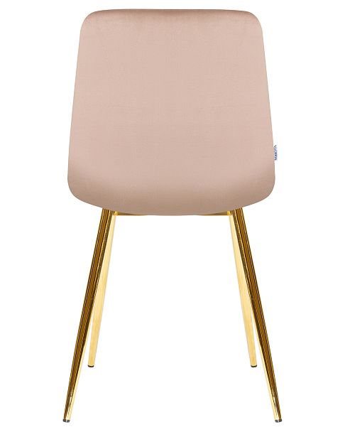 Стул обеденный DOBRIN ALEX (золотые ножки, мокко велюр (V108-104), ) - Вид 5