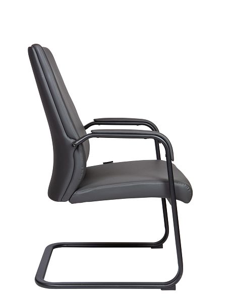 Кресло офисное Arco CF grey черная экокожа - Вид 3