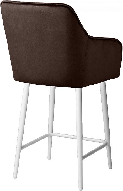 Комплект полубарных поворотных кресел Мони К, Confetti coffee/белый, 3 шт. - Вид 5