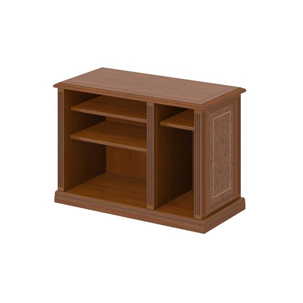 Компьютерный стол руководителя "Версаль люкс"  ПК-ВРЛ-СТК110х55/И3-В1-209 орех орвието - Вид 1