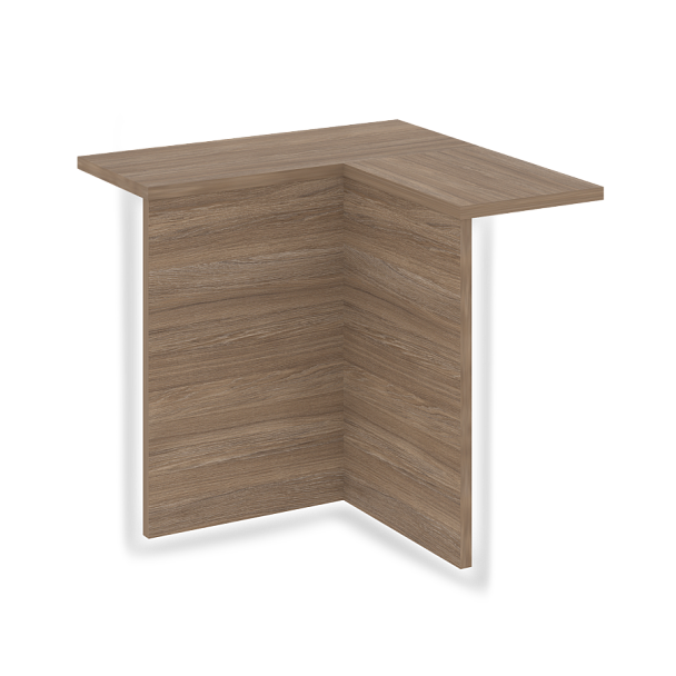 Onix Накладка угловая высокая внутренняя с подсветкой левая O.R-NU.V.VNU.S (L) Дуб аризона 759*759*674 - Вид 1