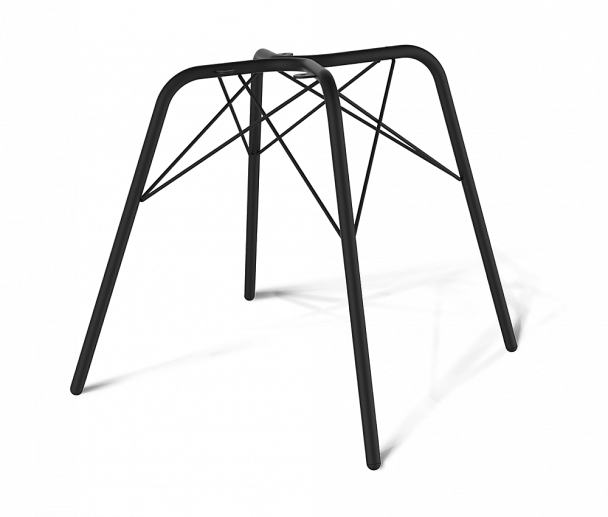 Стул Sheffilton SHT-ST29/S64 на металлокаркасе белый/черный муар - Вид 5