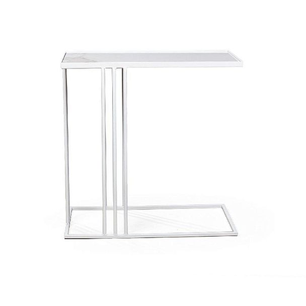 Журнальный столик Stone 026, керамика белая (арт. A026.D01) - Вид 6