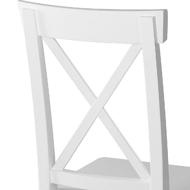 Стул деревянный с жестким сиденьем Бергольф Белый - Вид 8