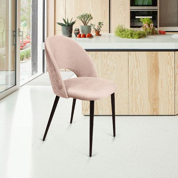 Стул Max ромб, бархат светло-бежевый 2 - Вид 8