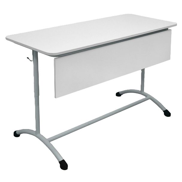 Стол ученический Мега ЛДСП 2М (Р), двухместный, регулируемый, с экраном ЛДСП (стандартные цвета RAL), гр.3-5 - Вид 2