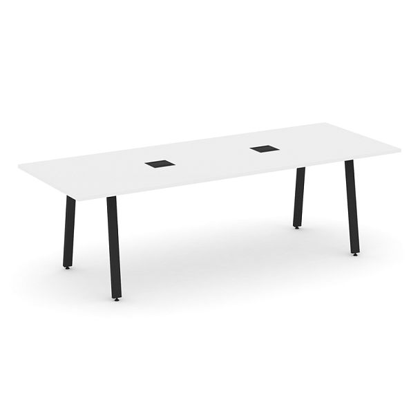 Style Project Direct Direct Стол переговорный SN-6A.SPRG-258 Белый/Металл Черный 2580*980*750 - Вид 1