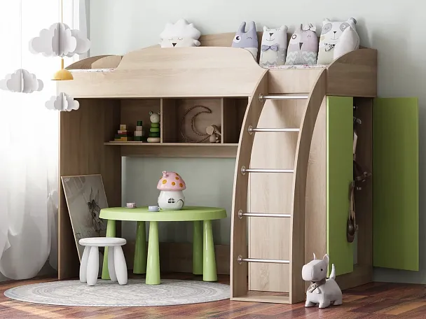 Кровать-чердак "Соня-1" кровать верхняя - Вид 11