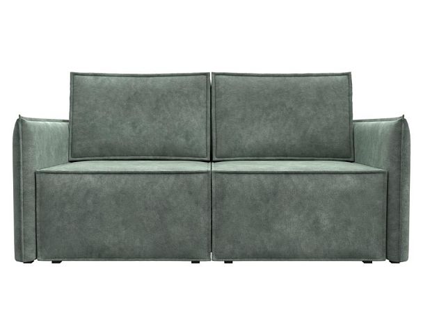 Диван прямой Либерти мини Велюр зеленый - Вид 2