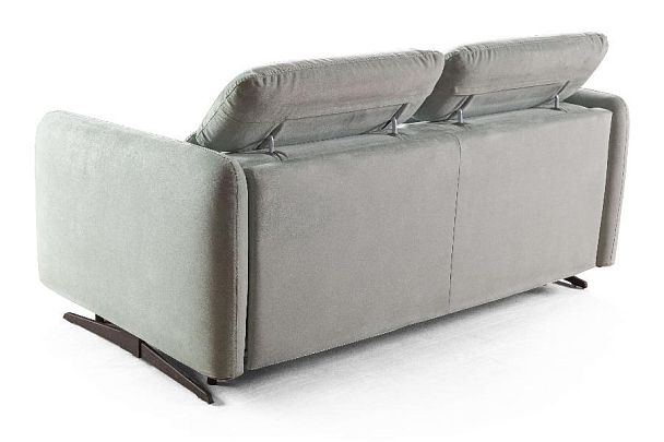 Rimini диван-кровать прямой замша мятный - Вид 18