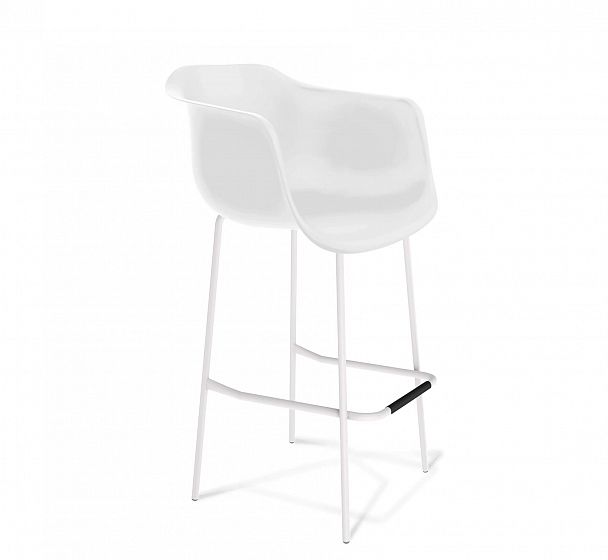 Стул барный Sheffilton SHT-ST31/S29 белый/белый муар - Вид 2