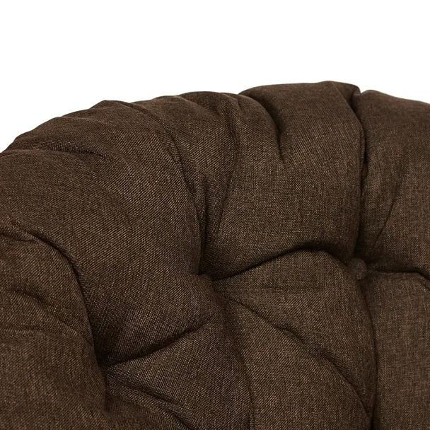 Кресло-качалка Папасан/Papasan (W 23/01 B) /с подушкой/Cognac (коньяк) - Вид 5