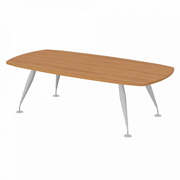 Стол переговорный "Система-M" ПК-УНФО-СТГ240Х120/О4-В3-24 ольха - Вид 1