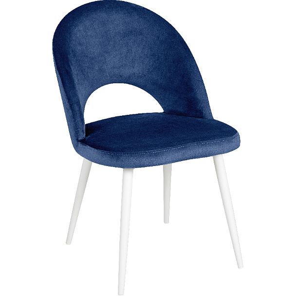Комплект кухонных стульев Рэди синий велюр/белый, 4 шт. - Вид 3