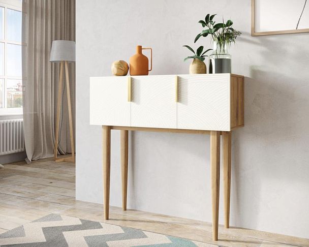 Консоль с тремя дверками Line LN15/GR1/beige - Вид 3