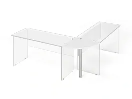 ЛАЙТ / LIGHT RLG012-6x6 Угловой сектор 60x60x2,2 Белый - Фото предпросмотра