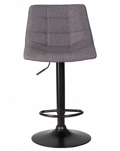 Стул барный DOBRIN TAILOR BLACK (серая ткань (188-55)) - Вид 6