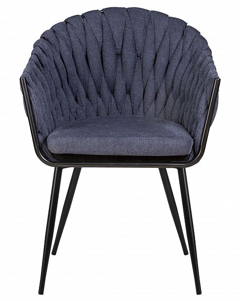 Стул обеденный DOBRIN MATILDA (синяя ткань (LAR-275-29)) - Вид 6
