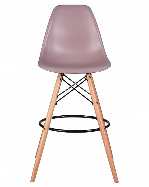 Стул барный DOBRIN DSW BAR (ножки светлый бук, цвет сиреневый (P-04)) - Вид 6
