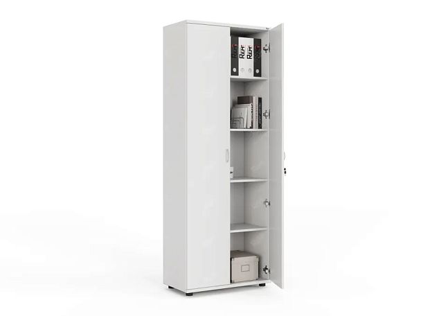 ЛАЙТ / LIGHT RLG038-70x35 Шкаф 4 полки 70x35x183 Белый - Вид 4