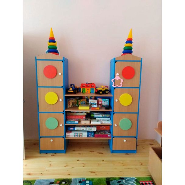 Стеллаж Светофор, бук - Вид 2